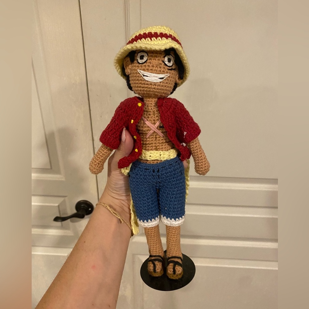 Crochet luffy one piece anime